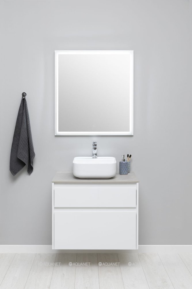 Тумба под раковину Aquanet Nova Lite 60 белый (2 ящика)